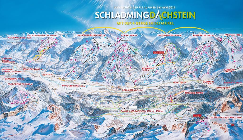 Haus Alpina Ski In & Ski Out Schladming Dış mekan fotoğraf